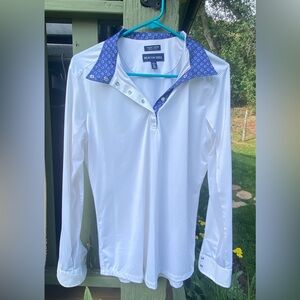 Essex Classics Beacon Hill Talent Yarn Show Shirt, with Horse Shoe Detailing